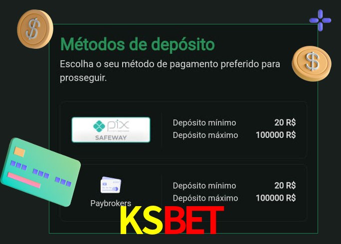 O cassino KSBET oferece uma grande variedade de métodos de pagamento